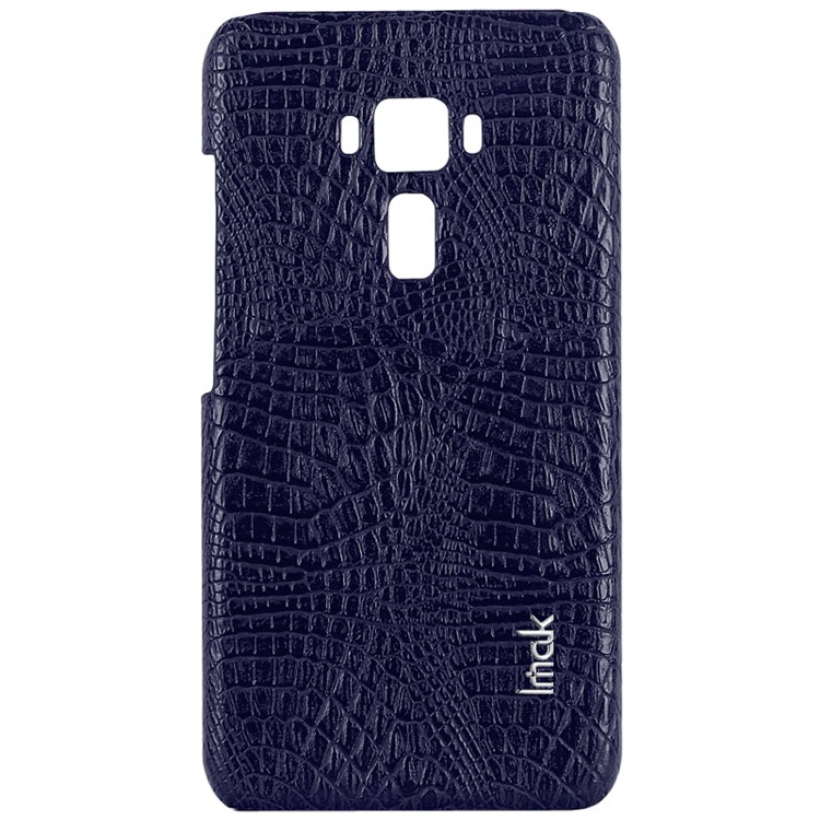 IMAK Ruiyi Series Crocodile Texture Leather Coated Plastic Back Case for Asus Zenfone 3 ZE552KL - Blue-3