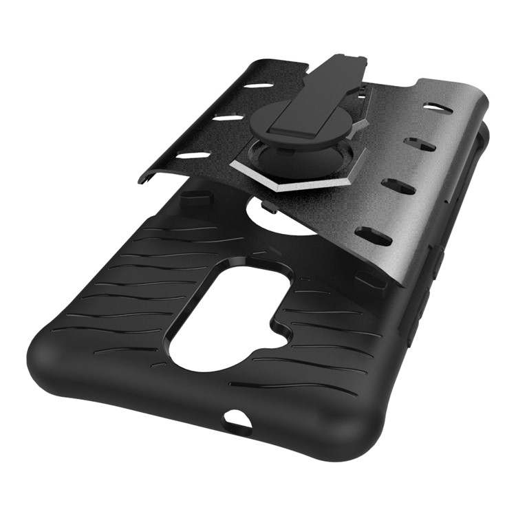 Armor PC + TPU Hybrid Case with Kickstand for Asus Zenfone 3 Max ZC520TL - Grey-10