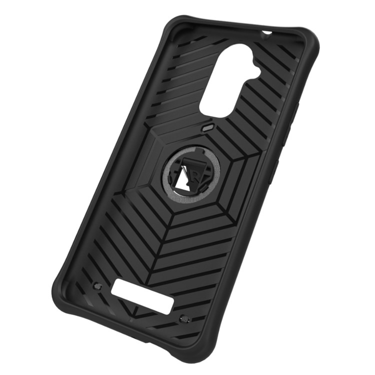 Armor PC + TPU Hybrid Case with Kickstand for Asus Zenfone 3 Max ZC520TL - Grey-11