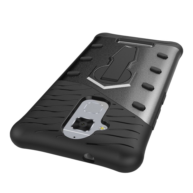 Armor PC + TPU Hybrid Case with Kickstand for Asus Zenfone 3 Max ZC520TL - Grey-9