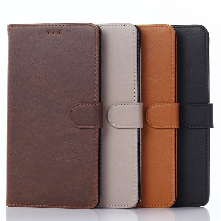Wallet Leather Cell Phone Case for Asus Zenfone 3 Ultra ZU680KL - Black-5