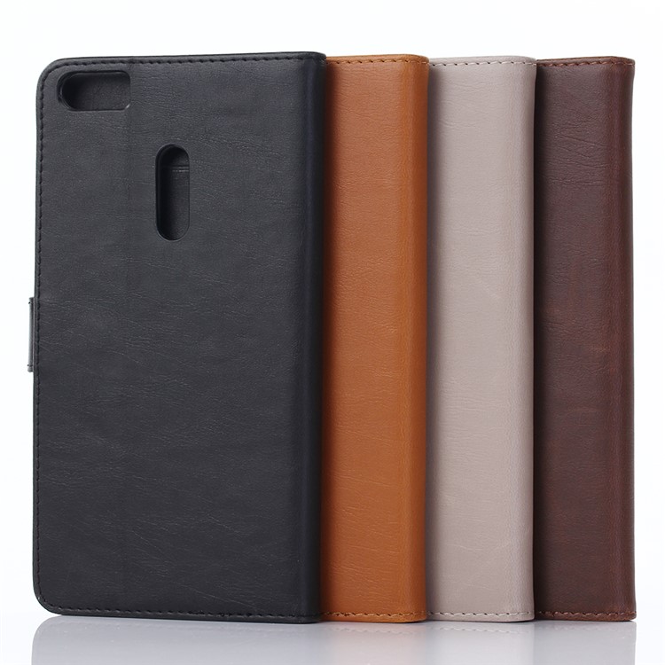 Wallet Leather Cell Phone Case for Asus Zenfone 3 Ultra ZU680KL - Black-6