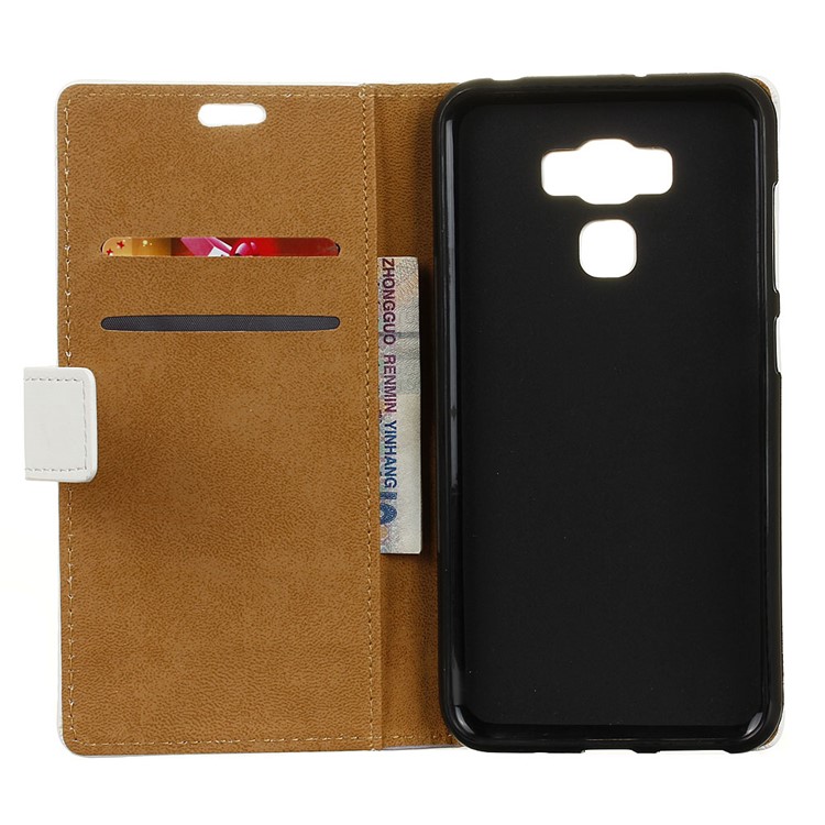 Patterned Wallet Leather Cover for Zenfone 3 Max ZC553KL - Cat Holding Hat-8