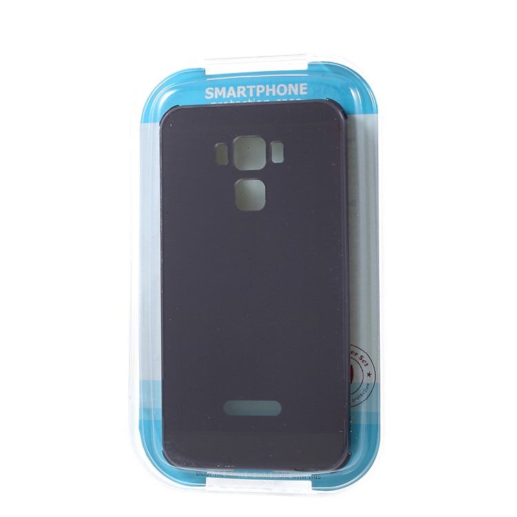 Slide-on Brushed Plating Hard Phone Case (Metal Bumper + PC) for Asus Zenfone 3 Max ZC553KL - Black-8