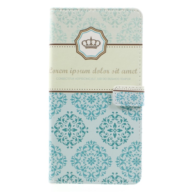 Pattern Printing Stand Leather Protective Case for Asus Zenfone 3 Max ZC553KL - Damask Flower-1