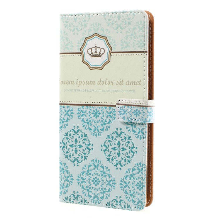 Pattern Printing Stand Leather Protective Case for Asus Zenfone 3 Max ZC553KL - Damask Flower-2