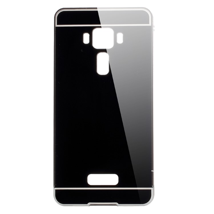 Sliding Metal Frame Plastic Case for Asus Zenfone 3 Deluxe ZS570KL - Black-1