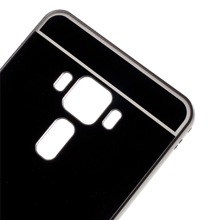 Sliding Metal Frame Plastic Case for Asus Zenfone 3 Deluxe ZS570KL - Black-6