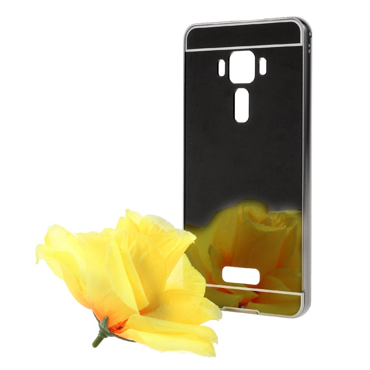 Sliding Metal Frame Plastic Case for Asus Zenfone 3 Deluxe ZS570KL - Black-7