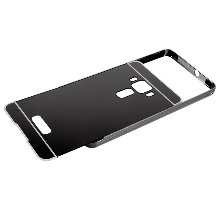 Sliding Metal Frame Plastic Case for Asus Zenfone 3 Deluxe ZS570KL - Black-8