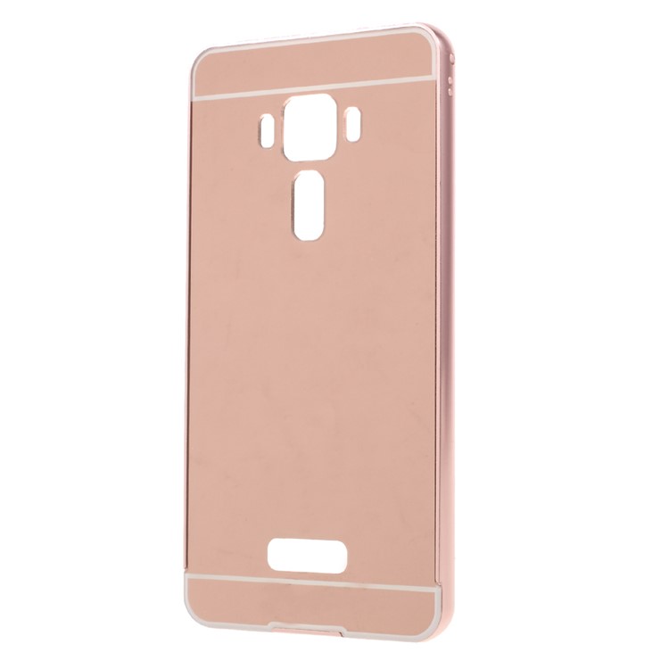 For Asus Zenfone 3 Deluxe ZS570KL Combo Case Sliding Metal Frame Plastic Case - Rose Gold-2