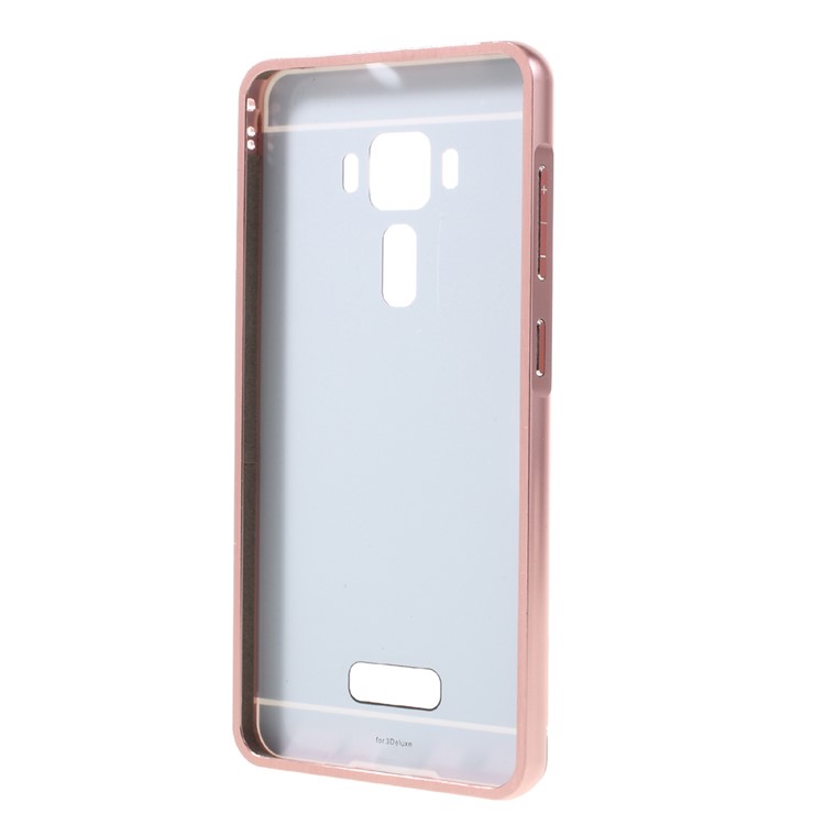 For Asus Zenfone 3 Deluxe ZS570KL Combo Case Sliding Metal Frame Plastic Case - Rose Gold-3