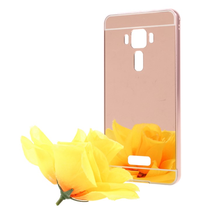 For Asus Zenfone 3 Deluxe ZS570KL Combo Case Sliding Metal Frame Plastic Case - Rose Gold-4