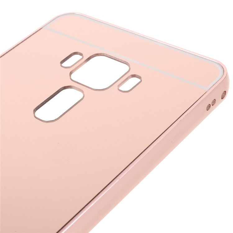 For Asus Zenfone 3 Deluxe ZS570KL Combo Case Sliding Metal Frame Plastic Case - Rose Gold-5