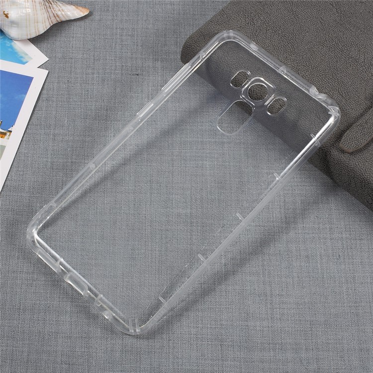 Thickened Crystal Clear Drop Resistant Mobile Phone Case for Asus Zenfone 3 Laser ZC551KL (TPU )-1
