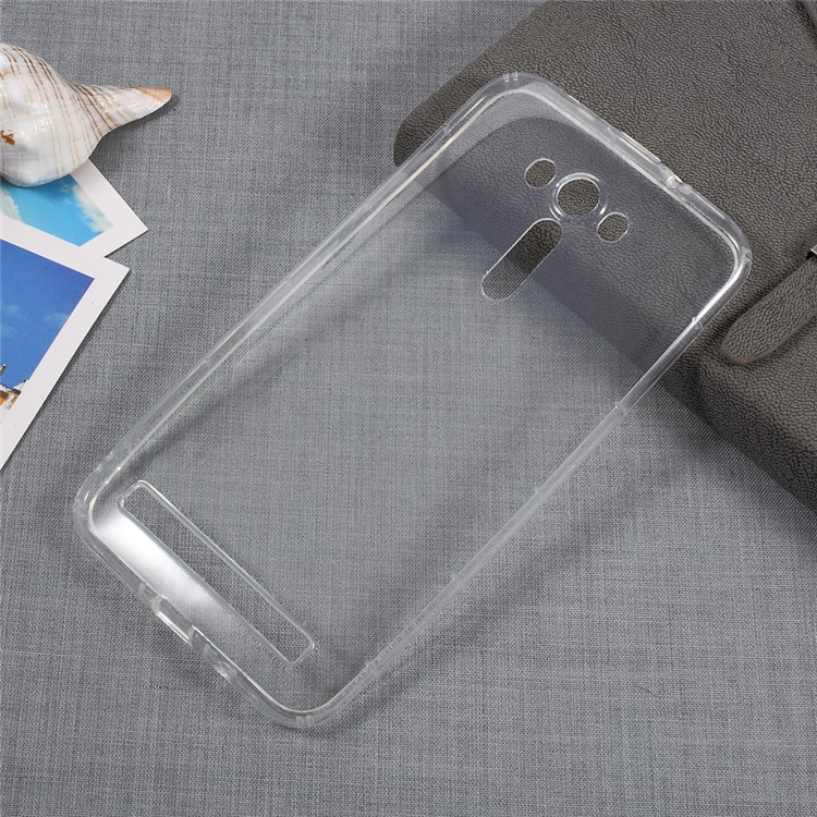 Thickened Crystal Clear Shockproof Mobile Phone Case for Asus Zenfone 2 Laser ZE550KL (TPU)-1