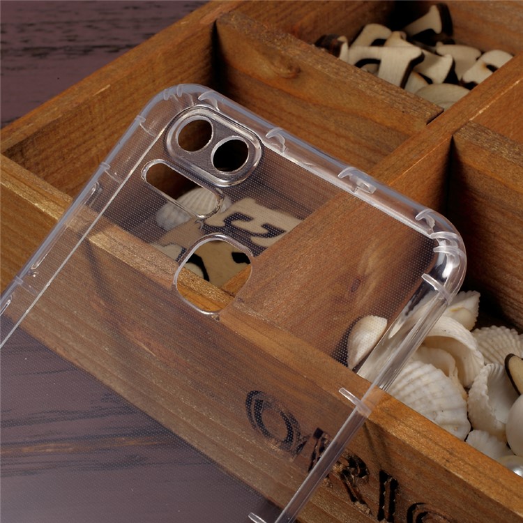 Drop-proof Thickened Clear TPU Phone Case for Asus Zenfone 3 Zoom ZE553KL-4