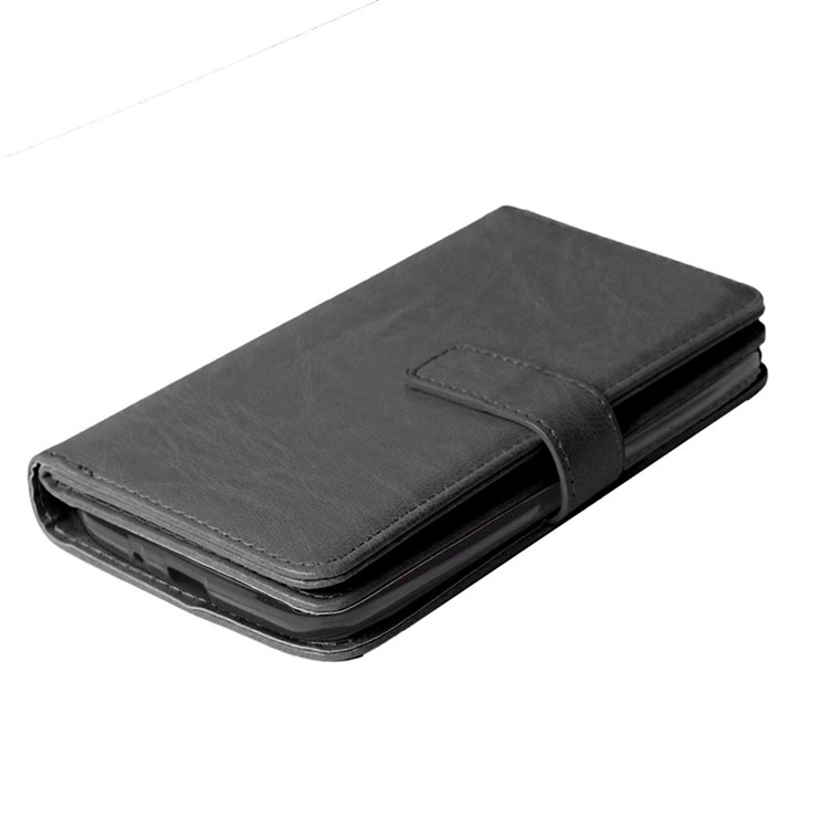 9 ID/Credit Card Slots Crazy Horse Leather Case for Asus Zenfone 2 ZE550ML ZE551ML - Black-7
