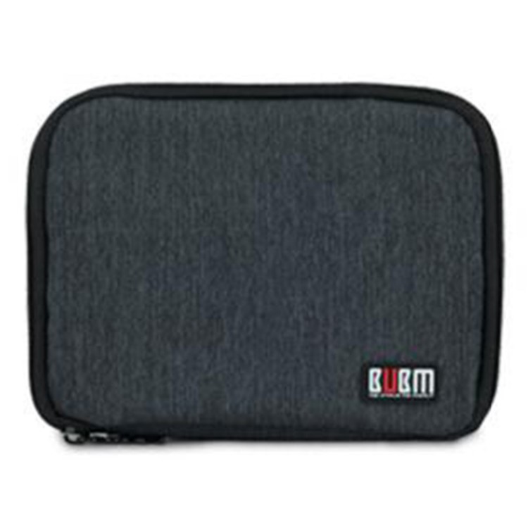 BUBM Multi-function Carrying Bag for Hard Disk/U Disk/Headphone/Cable/Charger - L Size / Black-1