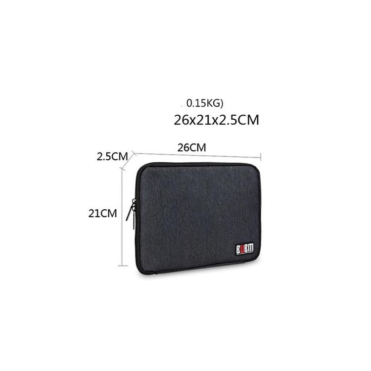 BUBM Multi-function Carrying Bag for Hard Disk/U Disk/Headphone/Cable/Charger - L Size / Black-7