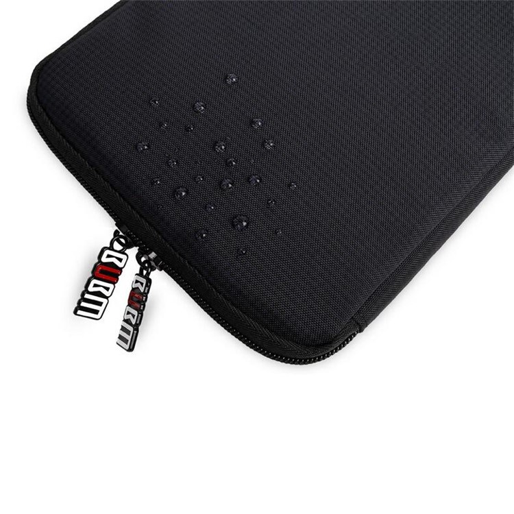 BUBM Multi-function Hard Disk/U Disk/Headphone/Cable/Charger Carrying Pouch - M Size / Black-2