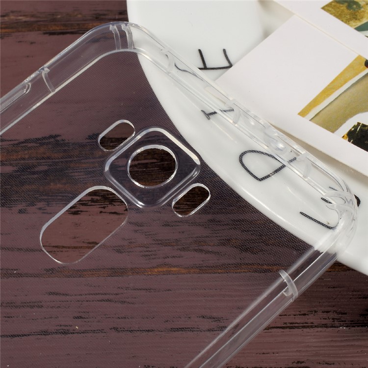Drop-proof Thickened Clear TPU Phone Case for Asus Zenfone 3 ZE552KL-3