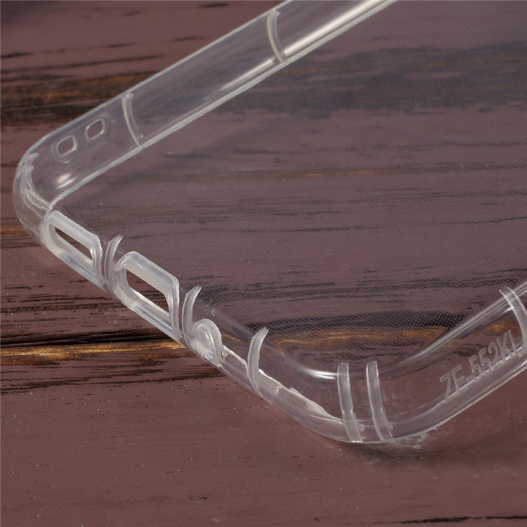 Drop-proof Thickened Clear TPU Phone Case for Asus Zenfone 3 ZE552KL-4