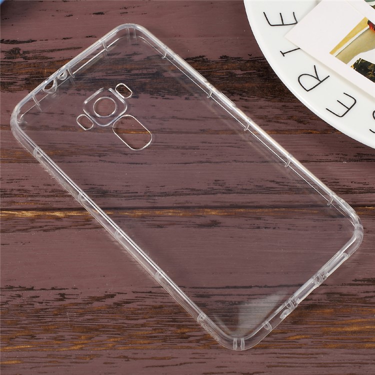 Drop-proof Thickened Clear TPU Phone Case for Asus Zenfone 3 ZE552KL-5