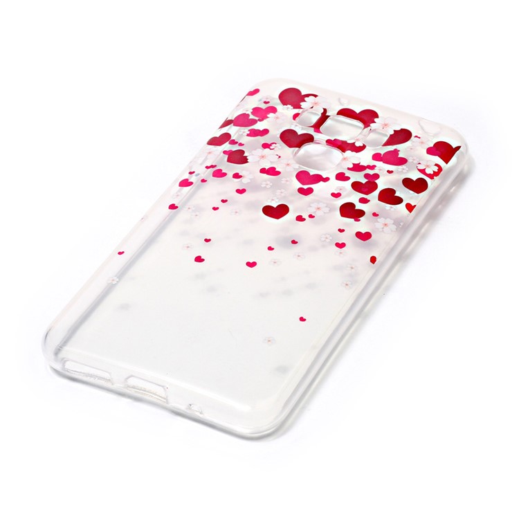 Pattern Printing IMD TPU Cover Case for Asus Zenfone 3 Max ZC553KL - Hearts Pattern-2