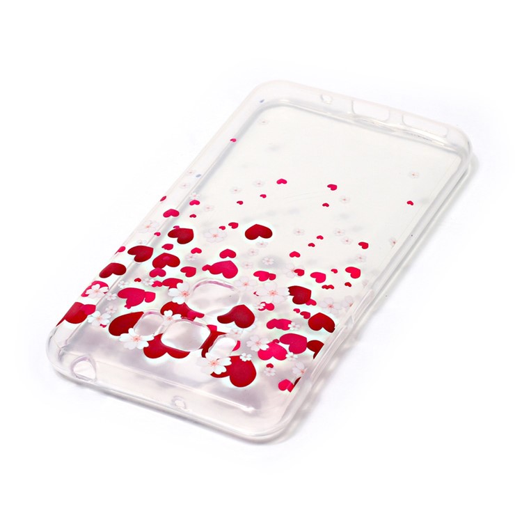 Pattern Printing IMD TPU Cover Case for Asus Zenfone 3 Max ZC553KL - Hearts Pattern-3