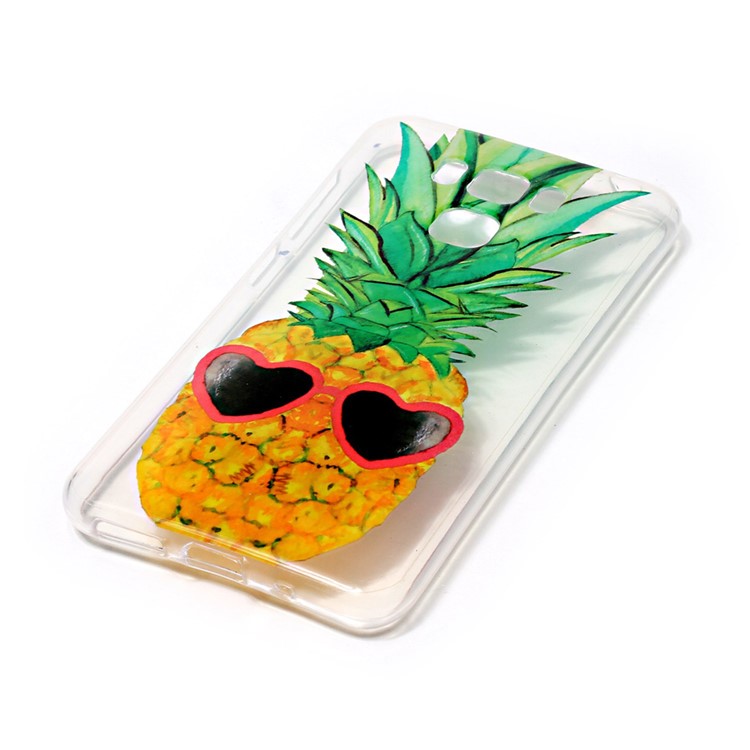 Pattern Printing IMD TPU Mobile Phone Case for Asus Zenfone 3 Max ZC553KL - Pineapple Pattern-2