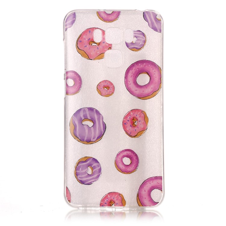 Pattern Printing IMD TPU Protective Case for Asus Zenfone 3 Max ZC553KL - Doughnut Pattern-1