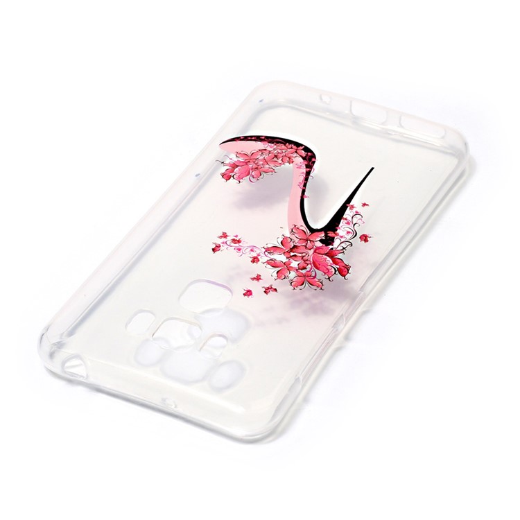 Pattern Printing IMD TPU Phone Case for Asus Zenfone 3 Max ZC553KL - High-heeled Shoes-3