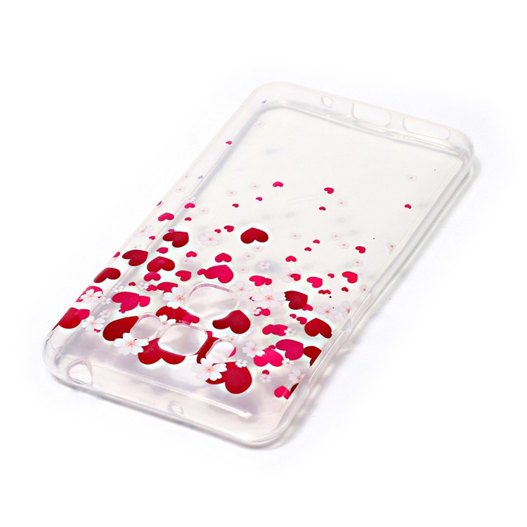 Pattern Printing IMD TPU Cover Shell for Asus Zenfone 3 Max ZC553KL - Hearts Pattern-3