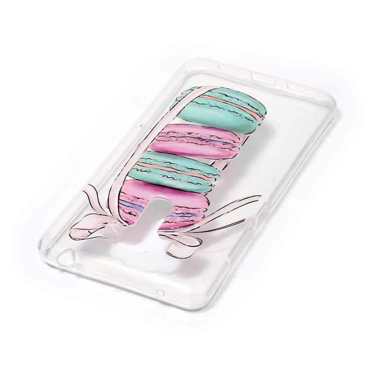 IMD Printing Pattern TPU Clear Cover for Asus Zenfone 3 Laser ZC551KL - Macarons-3