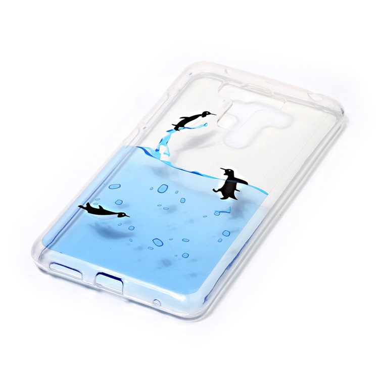 Patterned TPU IMD Clear Phone Case for Asus Zenfone 3 Laser ZC551KL - Penguins-2