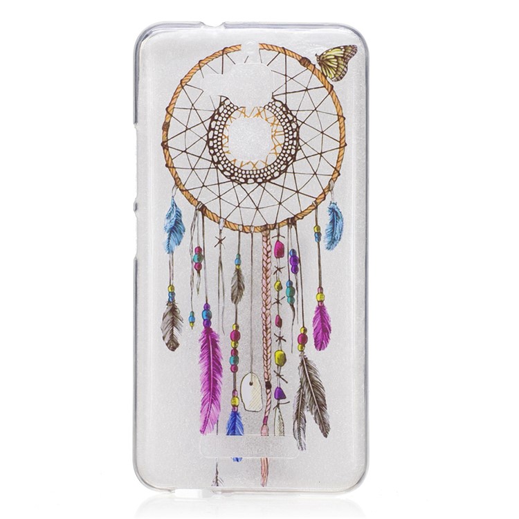 IMD Printing Pattern TPU Cover for Asus Zenfone 3 Max ZC520TL - Dreamcatcher and Butterfly-1