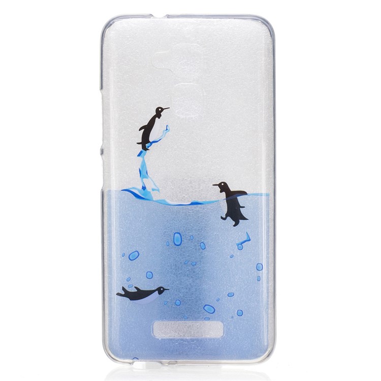 IMD Pattern TPU Protection Case for Asus Zenfone 3 Max ZC520TL - Penguins-1