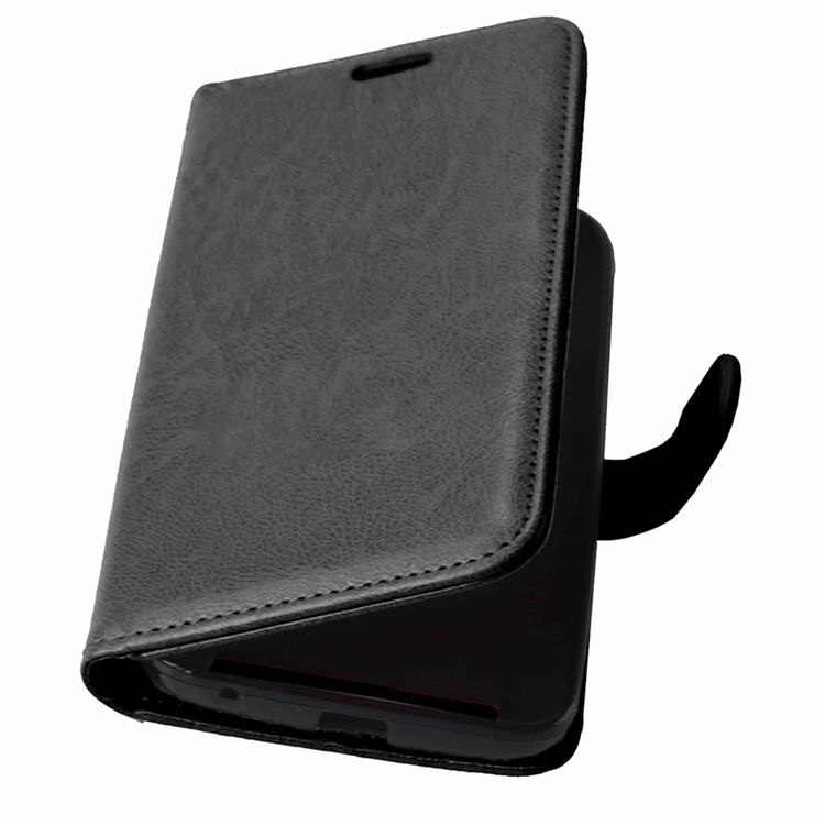 Multi-slot Leather Folio Stand Phone Case for Asus Zenfone 2 Laser ZE500KG ZE500KL 5.0-inch - Black-4