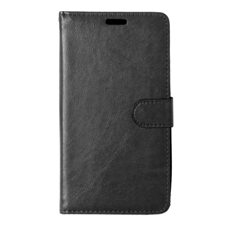 Anti-scratch Leather Wallet Phone Case for Asus Zenfone 2 ZE550ML ZE551ML - Black-3