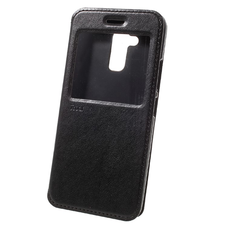 ROAR KOREA Noble Leather View Auto-absorbed Flip Case for Asus Zenfone 3 Max ZC520TL - Black-3