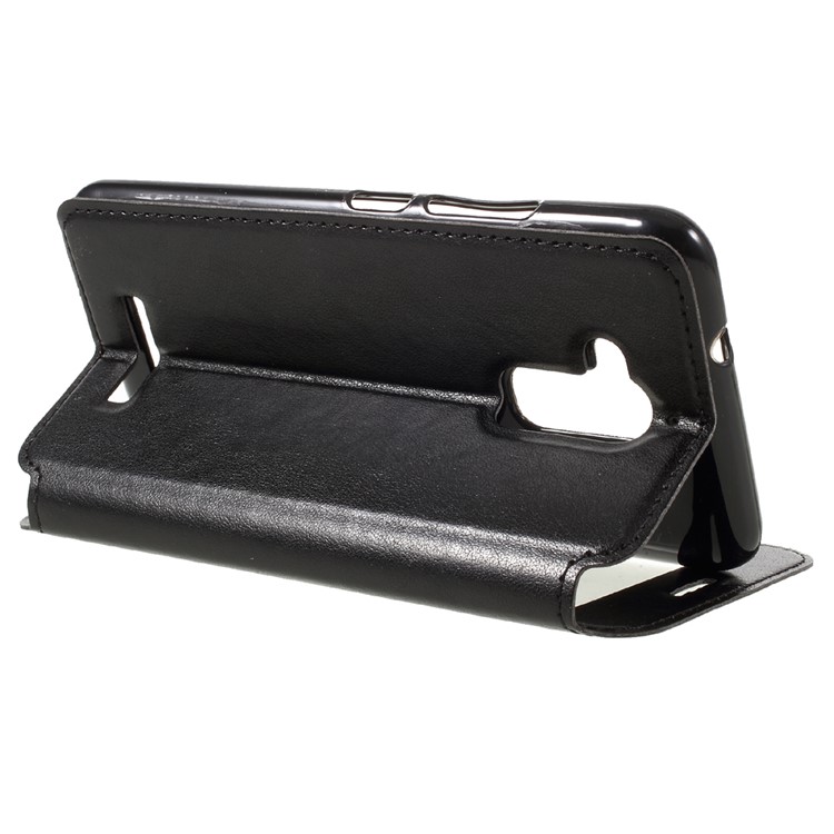 ROAR KOREA Noble Leather View Auto-absorbed Flip Case for Asus Zenfone 3 Max ZC520TL - Black-5