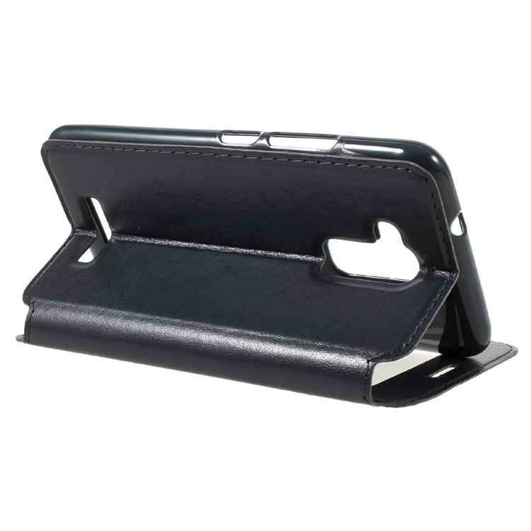 ROAR KOREA Card Holder Leather View Phone Cover for Asus Zenfone 3 Max ZC520TL - Dark Blue-5