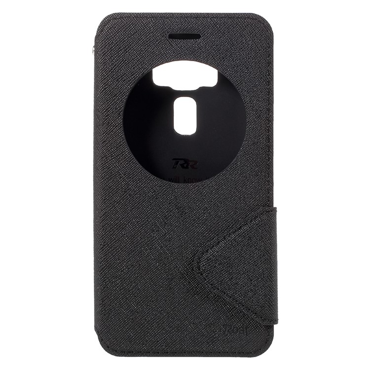 ROAR KOREA Diary View Leather Stand Phone Shell for Asus Zenfone 3 ZE552KL - Black-2