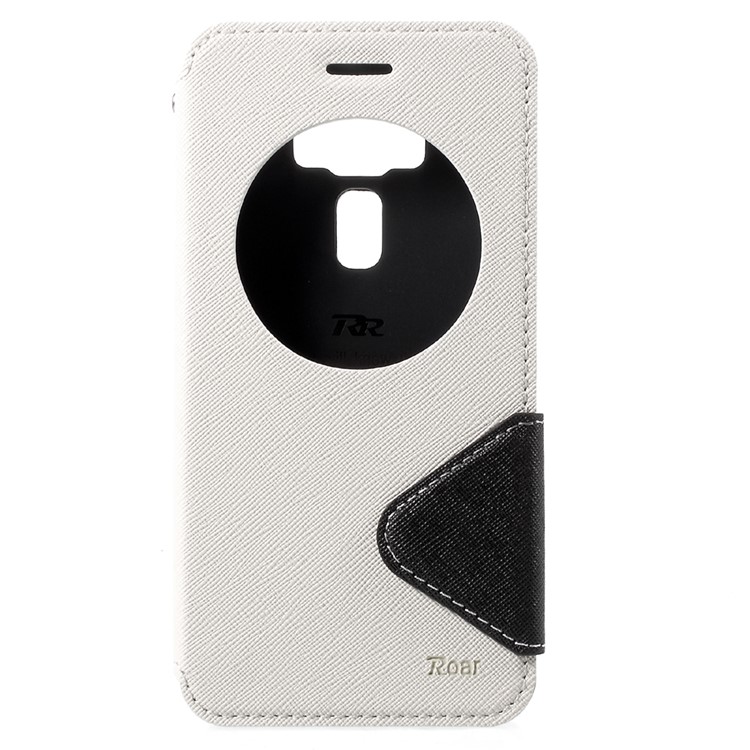 ROAR KOREA Diary View Leather Stand Cover for Asus Zenfone 3 ZE552KL - White-1