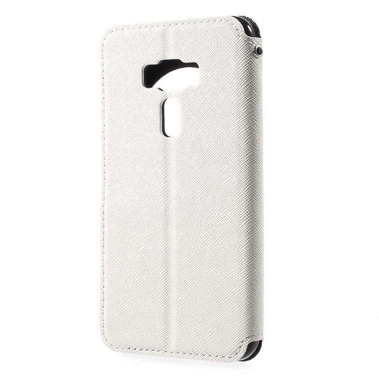 ROAR KOREA Diary View Leather Stand Cover for Asus Zenfone 3 ZE552KL - White-3