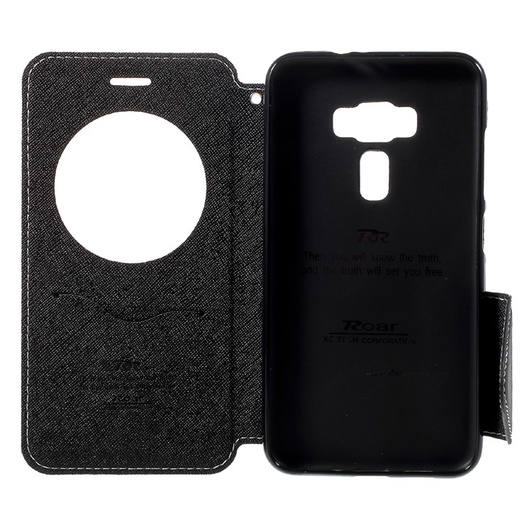 ROAR KOREA Diary View Leather Stand Cover for Asus Zenfone 3 ZE552KL - White-5
