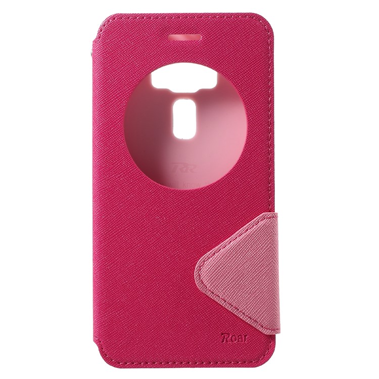 ROAR KOREA Diary View Leather Card Holder Mobile Cover for Asus Zenfone 3 ZE552KL - Rose-1