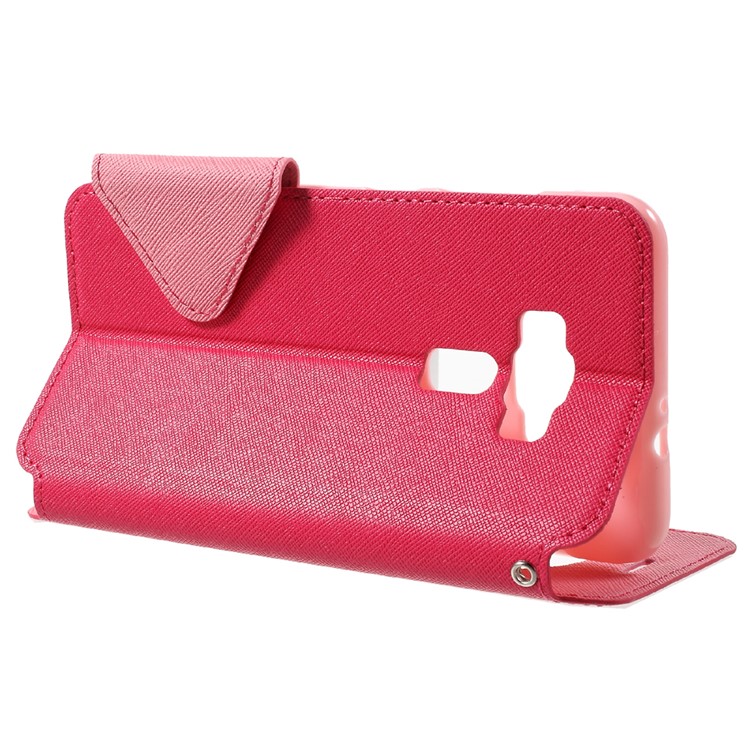 ROAR KOREA Diary View Leather Card Holder Mobile Cover for Asus Zenfone 3 ZE552KL - Rose-4