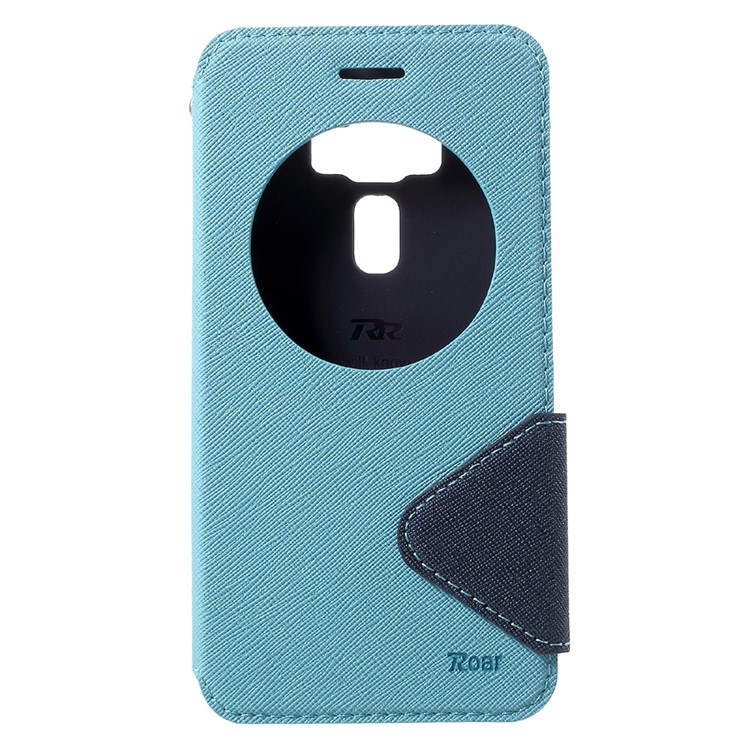 ROAR KOREA Diary View Leather Mobile Flip Case for Asus Zenfone 3 ZE552KL - Baby Blue-1